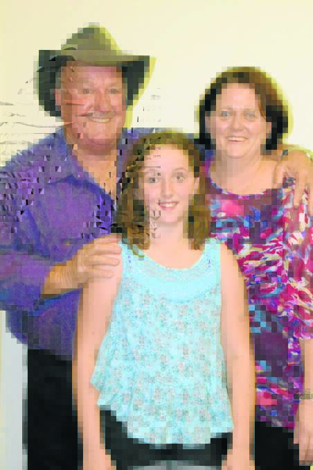 FAMILY: Keith Jamieson (Jammo) and his family, wife Alisha Smith and daughter Caitlyn.