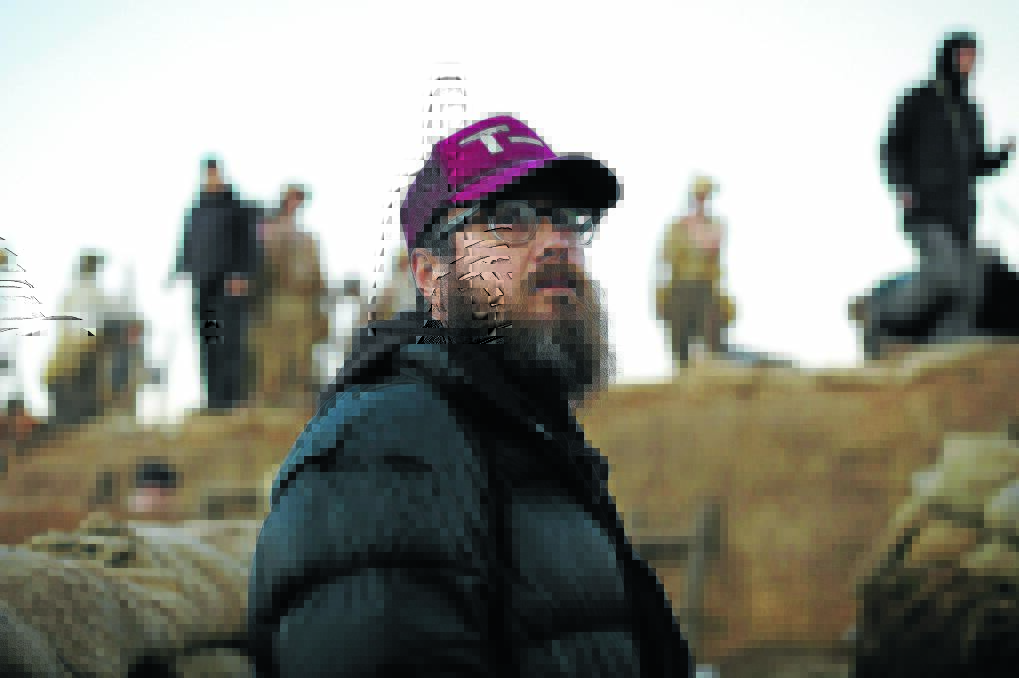 OH BROTHER: Leigh Ivin s younger brother, and Gallipoli director, Glendyn Ivin on set at work.