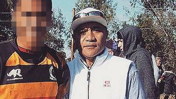 Atinae Afamiliona (right), 49, allegedly struck his wife multiple times with a machete. Photo: Supplied