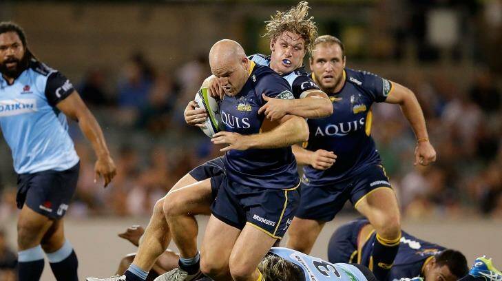 Captain Stephen Moore wants the Brumbies to prepare well for their game against the Sunwolves. Photo: Mark Metcalfe
