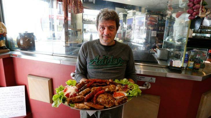 Alexander Dzepovski Macedonian community member who has complained that an Orthodox interfaith lunch won't have pork on the menu for its lunch next week. Photo: Peter Rae