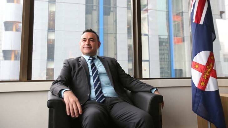 John Barilaro, NSW Minister for Skills, will release the 60-page vocational education report on Wednesday. Photo: Louise Kennerley
