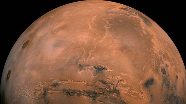 The planet Mars beckons. Photo: NASA/AP