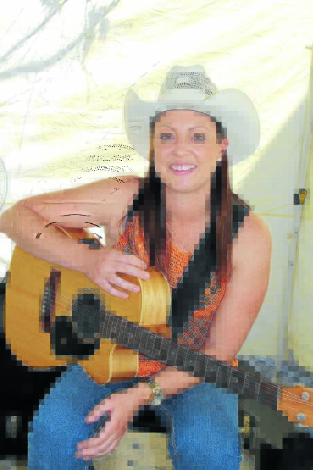 RELAXING: North Queenslander Kalesti Butler takes a break between shows.