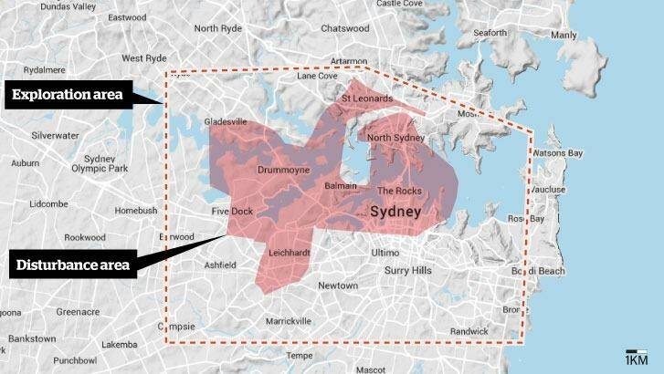 The disturbance area of the Shenhua Watermark coal mine is 1½ times larger than the City of Sydney. Photo: Fairfax Media