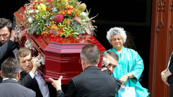 Bandler's daughter Dr Lilon Bandler at her mother's state funeral. Photo: Ben Rushton