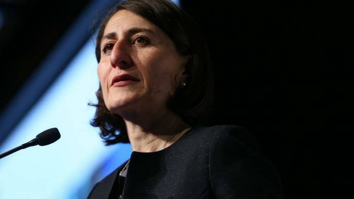Gladys Berejiklian is the only confirmed candidate to succeed Mike Baird. Photo: Louise Kennerley