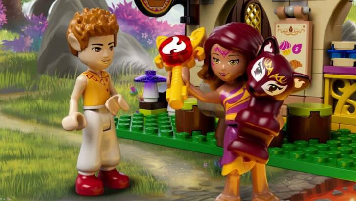 Elves to the rescue: Lego has turned to magical friends to appeal to girls.