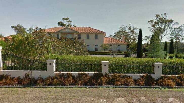 The Annangrove house where two masked men threatened a couple with a long knife. Photo: Google Maps
