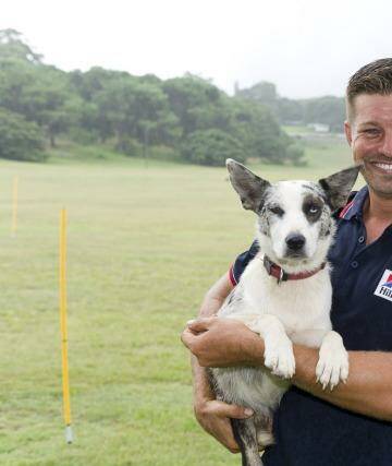 Farmer Dave Graham and his dog Sydney the Australian Koolie   Photo: supplied