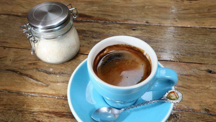 Quality brew: Crema is a sign of a good long black. Photo: Peter Rae