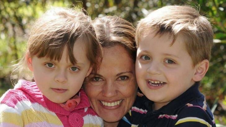 Maria Claudia Lutz was devoted to her children, Elisa and Martin. Photo: Supplied