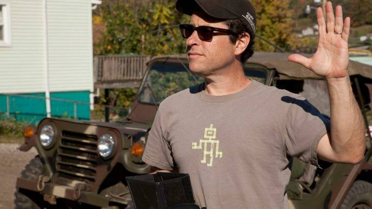 Director/writer/producer J.J. Abrams on the set of <i>Super 8</i>. Photo: Paramount Pictures