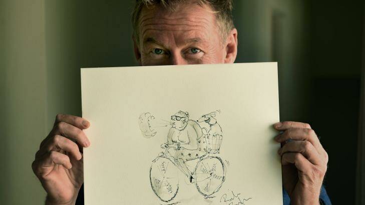 Actor Richard Roxburgh has turned children's author and illustrator. Photo: Steven Siewert