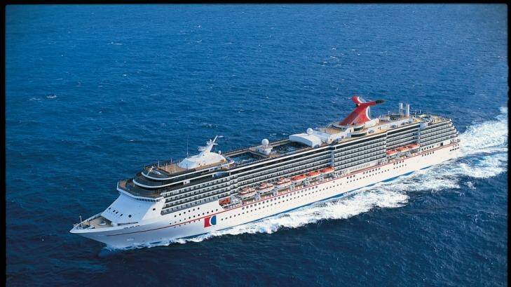 The Carnival Spirit cruise liner. Photo: Supplied