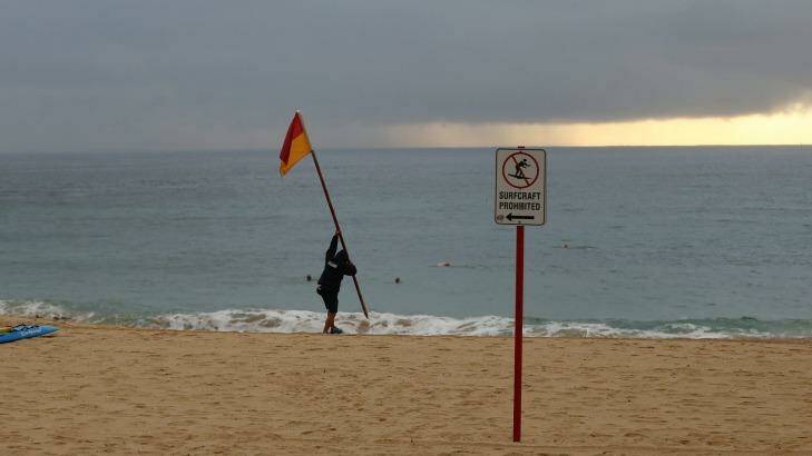 Coogee Beach has been re-opened after a sewage leak. Photo: Louise Lennerley
