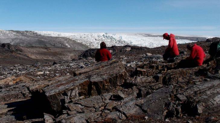 The Isua site in Greenland where Professor Allen Nutman and his colleagues have found the world's oldest fossils: stromatolites dating back 3.7 billion years.
