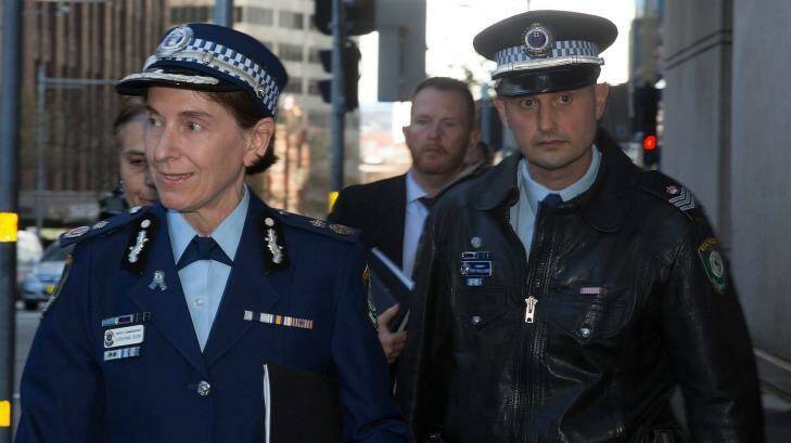 NSW Police Deputy Commissioner Cath Burn appears at the Lindt Cafe Siege inquest on Monday. Photo: Michele Mossop