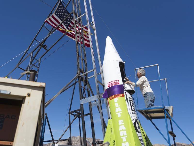 "Mad" Mike Hughes is a self-taught rocket scientist who believes the Earth is flat.
