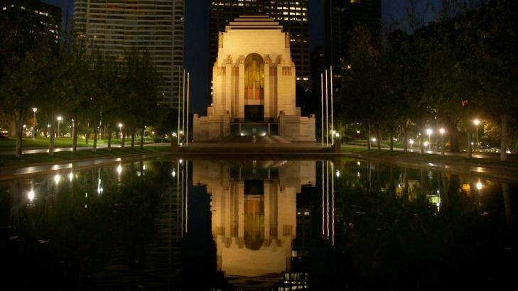 The war memorial in Sydney's Hyde Park Photo: Kate Geraghty