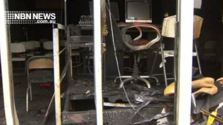 An estimated $200,000 worth of damage was done in the blaze. Photo: NBN