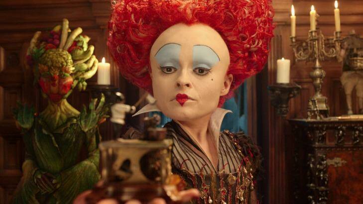 Iracebeth, the Red Queen, played by Helena Bonham Carter. Photo: Supplied