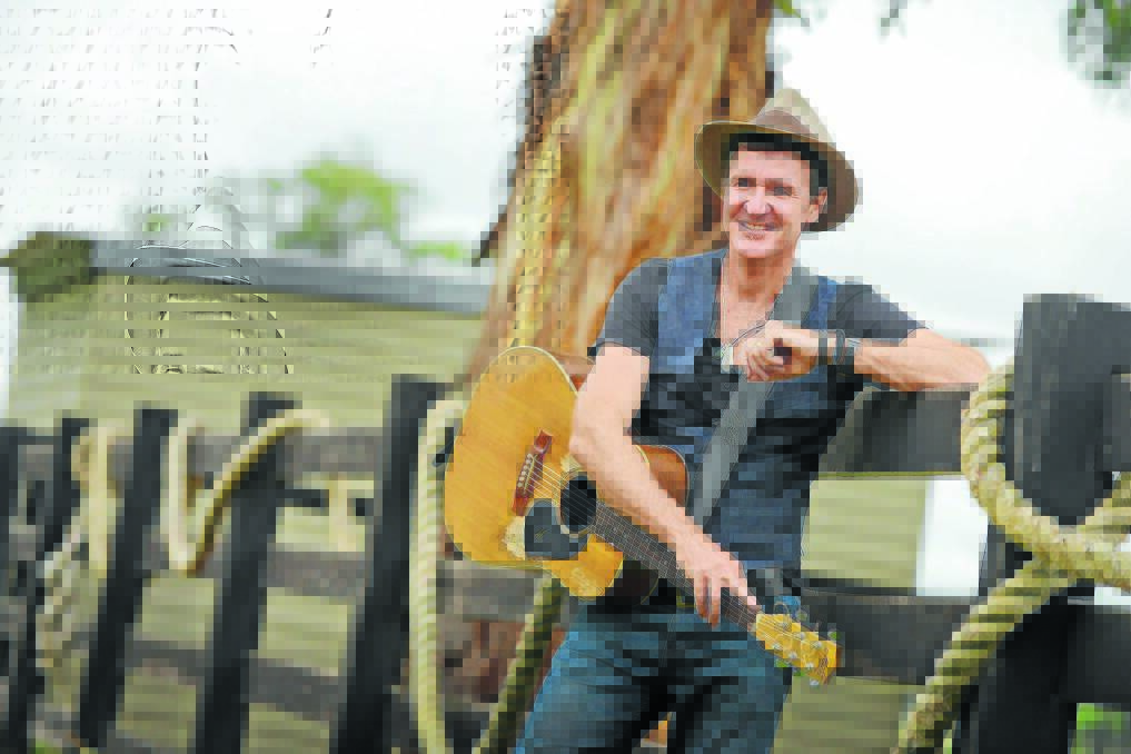 SINGING UP THE COUNTRY: Luke O’Shea is in the running for six Golden Guitar awards tonight. Photo: Barry Smith 230115BSD15