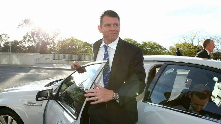 "A complete and utter blank canvas": Premier Mike Baird on the Bays Precinct.  Photo: Alex Ellinghausen