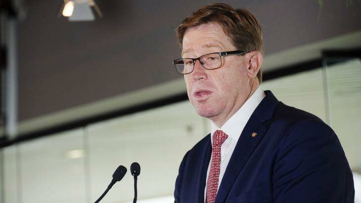 Troy Grant announced he would quit a day before facing a spill motion.  Photo: Christopher Pearce