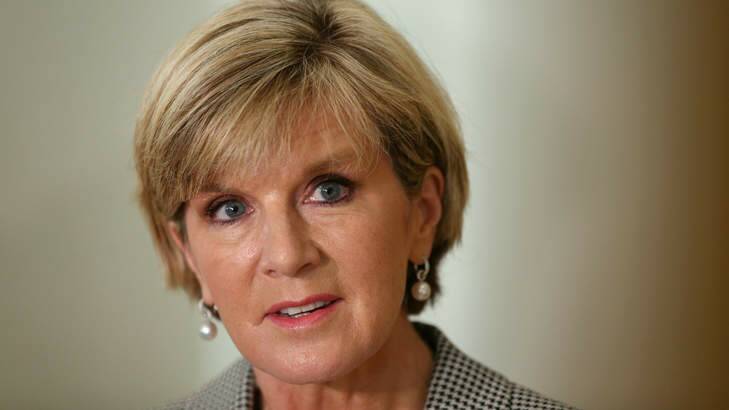 Believes Australia has a strong chance: Foreign Minister Julie Bishop. Photo: Alex Ellinghausen