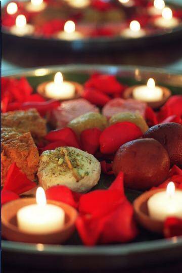 Bright colours: Indian sweets made for Diwali, the Indian festival of lights. Photo: Jennifer Soo