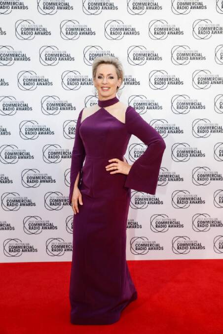 Amanda Keller at ACRA's 2017 Amanda Keller arrives at the?? Australian Commercial Radio Awards at the Melbourne Convention and Exhibition Centre, October 14, 2017. Photo: supplied.