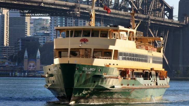 Many of Sydney's ferry services now experience their peak loads for the week on Sundays. Photo: James Alcock