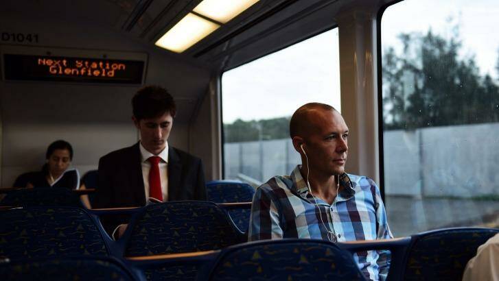 "They'll all come here": Commuter Damien Selakovic believes the line will become increasingly popular.  Photo: Nick Moir