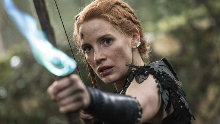 Jessica Chastain in <i>The Huntsman: Winter's War</i>. Photo: Giles Keyte