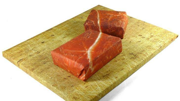 Steak wrapping paper. $20 from Gift Couture