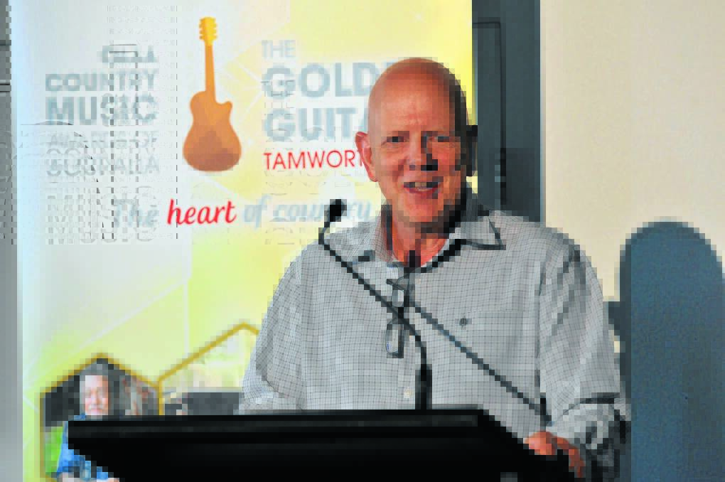 WELCOME MOVE: Country Music Association of Australia vice-chairman Roger Corbett.