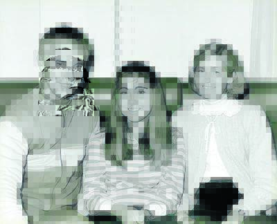 FAMILY ALBUM: Fiona with her mum and dad Judy and Terry after her first transplant.
