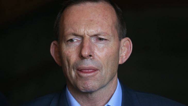 Blast: Tony Abbott Photo: Andrew Meares