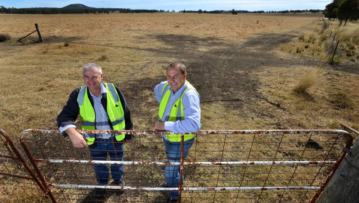 APPROVED: Shenhua Watermark environment manager Mark Howes, left, and project manager Paul Jackson, right, were always confident the mine would receive both state and federal and federal government approval. Photo: Barry Smith
