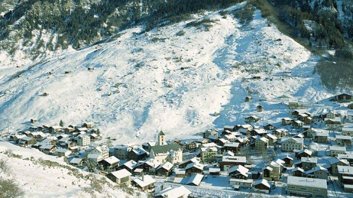 The proposed 381-metre-high luxury hotel would be built outside Val, a tiny village that sits at 1219 metres above sea level in the Swiss Alps. Photo: The Telegraph, UK