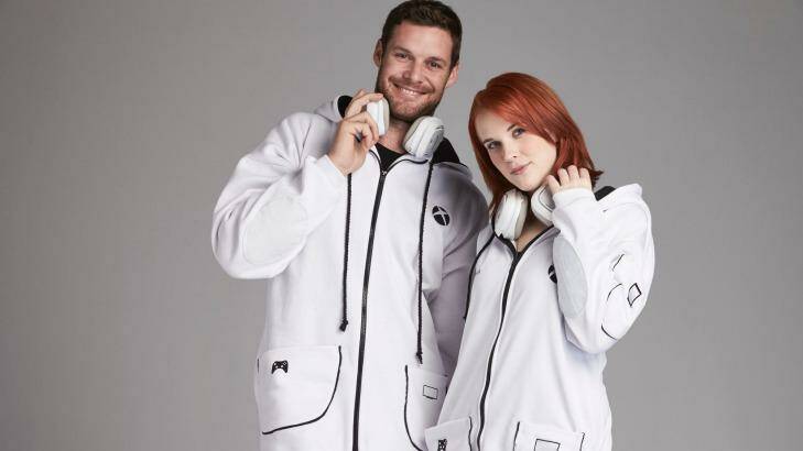 Xbox's official images make the onesie look just a little more glamorous than it actually is. Photo: Xbox Australia