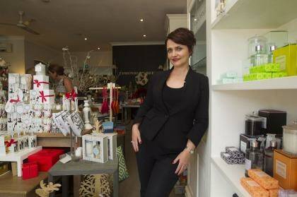 Playing favourites:  Emma Matthews loves her local Edmonds and Greer Cafe and Gift shop, at Oatley. Photo: Sahlan Hayes