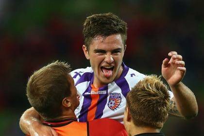 Josh Risdon is the first casualty of the Perth Glory's busy start to the season. Photo: Quinn Rooney