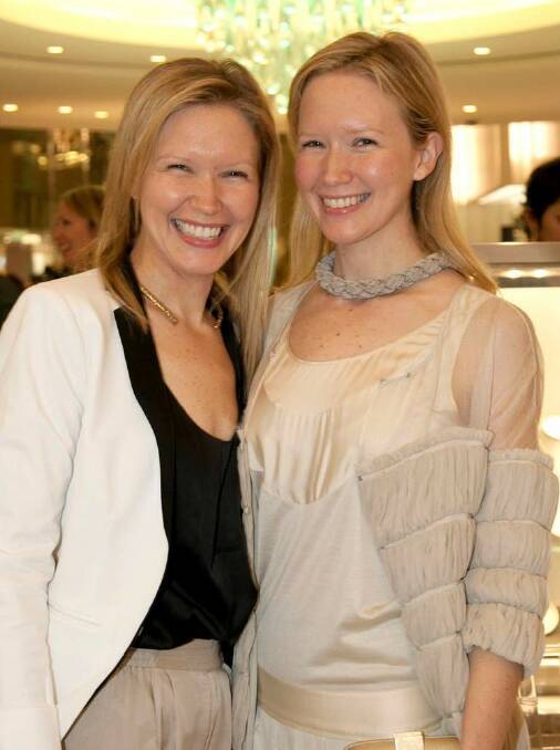 From left; Samantha Goldworm and Dawn Goldworm at Tiffany & Co National Designer Award.