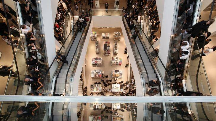 Department store John Lewis, in Westfield Stratford City shopping centre  in London, is the largest urban shopping centre in Europe.
  Photo: Oli Scarff