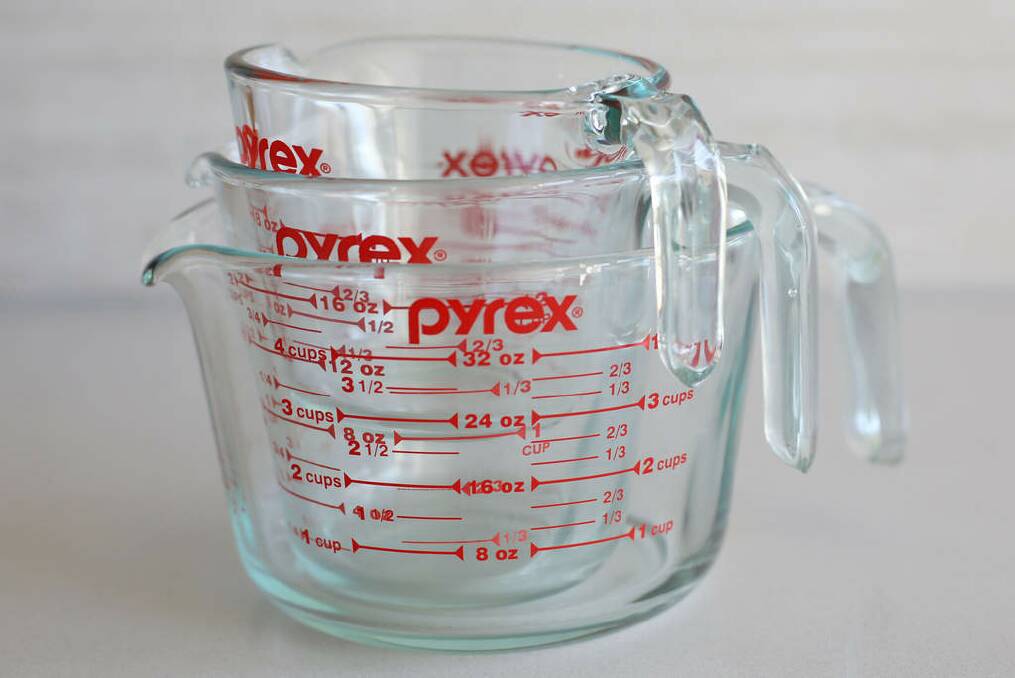 Katherine Sabbath uses Pyrex measuring jugs. Photo: Brianne Makin