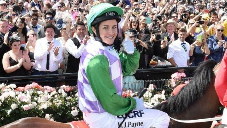 Breakthrough: Michelle Payne set the horses running when she said horse racing was a "chauvinistic" sport. Photo: Joe Armao