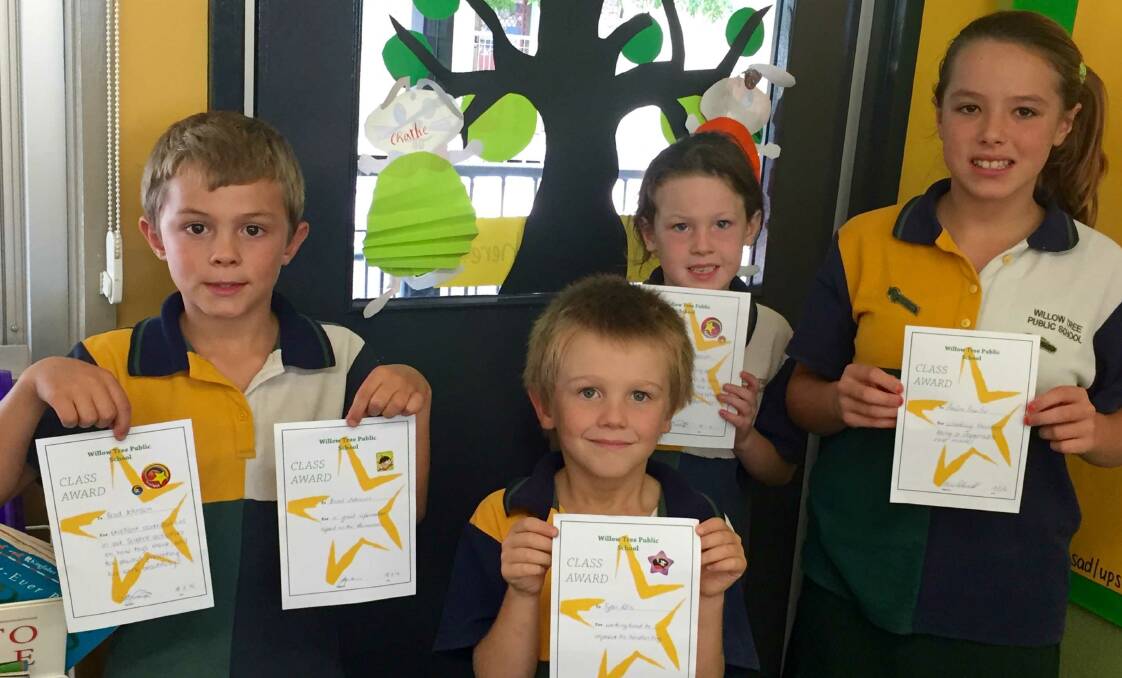 Willow Tree's Brad Johnson, Tyler Ellis, Sophie Colquhoun and Amber Fowler were recognised for their hard work