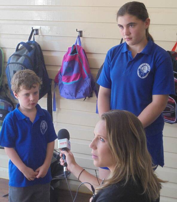 Eloise Sohier from Prime 7 interviewed Charlie Dolahenty and Joanne Tuckwell for the Titans television news story